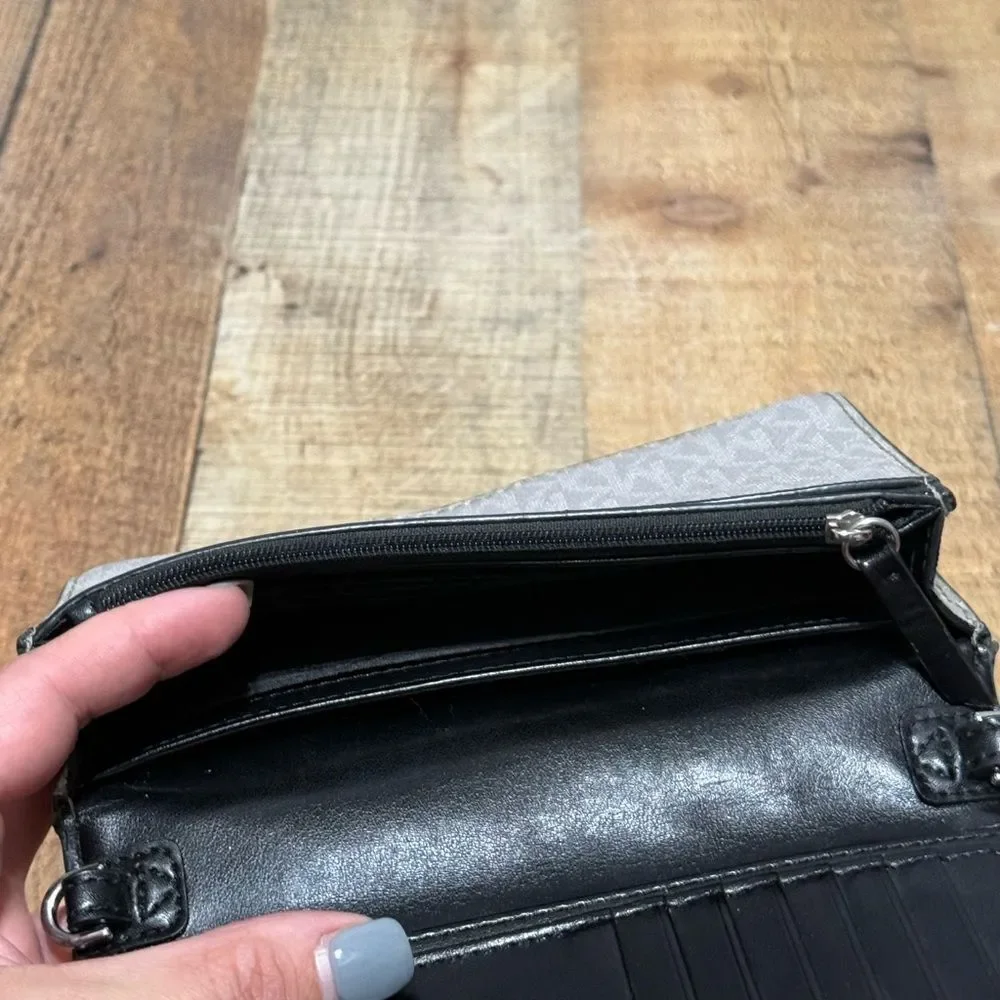 Jet Set Small Two-Tone Logo Smartphone Crossbody Bag *missing strap*